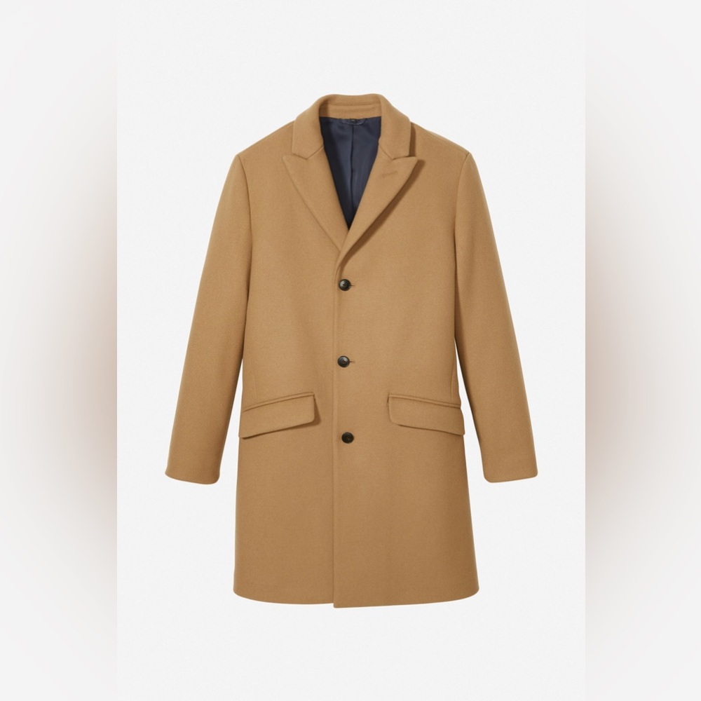 Bonobos The Stretch Italian Wool Topcoat Dressy Suiting Business Formal Refined - Picture 3 of 8